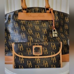 1975 Dooney & Bourke Florentine Vachetta Leather Bag and matching Wallet